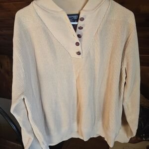 Lands end vintage henley pull over